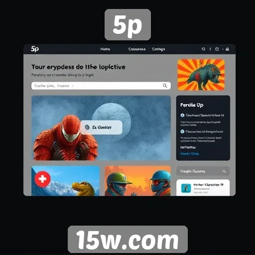 Análise da interface do usuário do site 5p